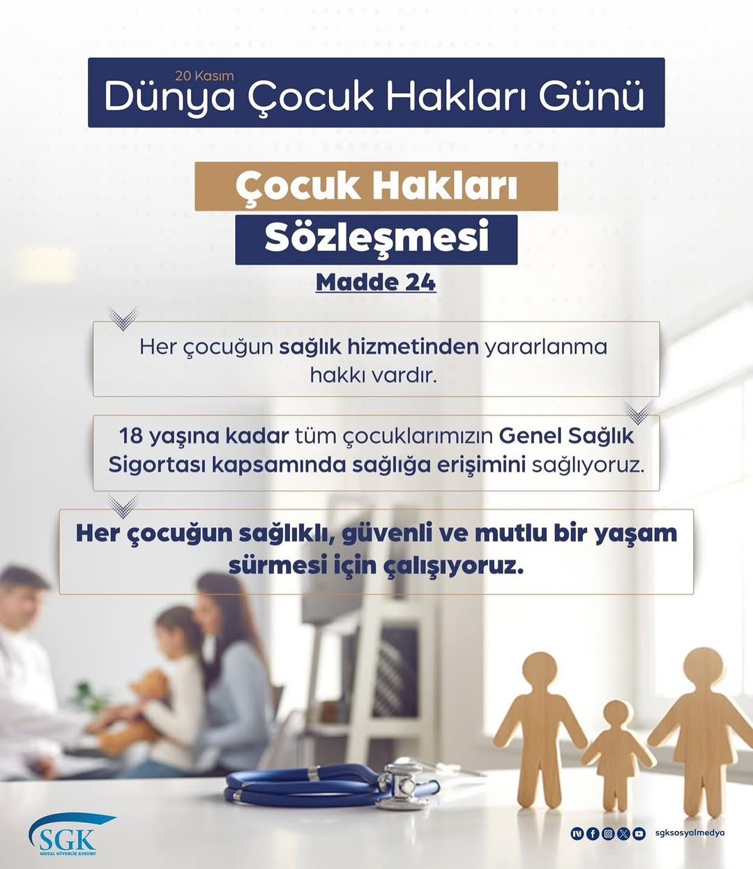 Tüm Çocukların Genel Sağlık Sigortası Kapsamında Sağlığa Erişimi Sağlanıyor