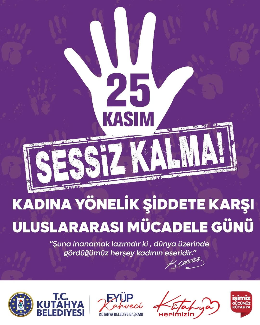 Kadına Yönelik Şiddete Sıfır Tolerans