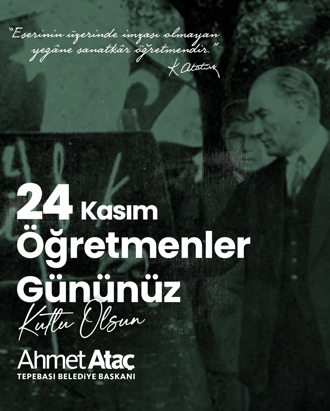 24 Kasım Öğretmenler Günü Kutlaması
