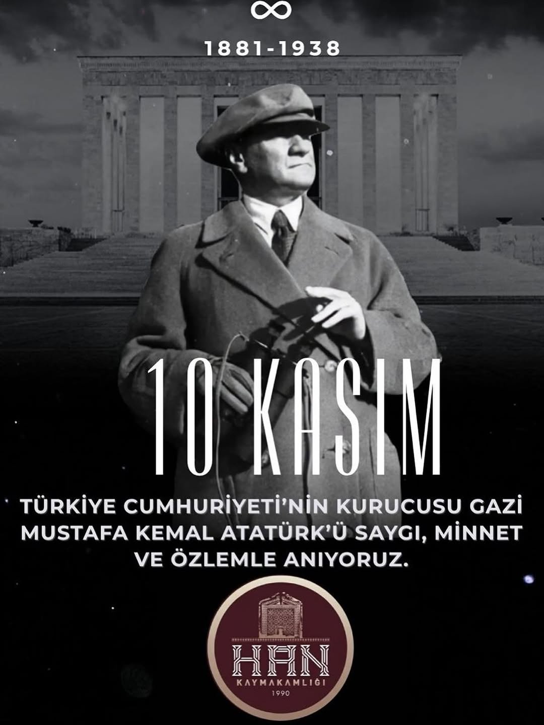 Mustafa Kemal Atatürk'ü Anma Mesajı