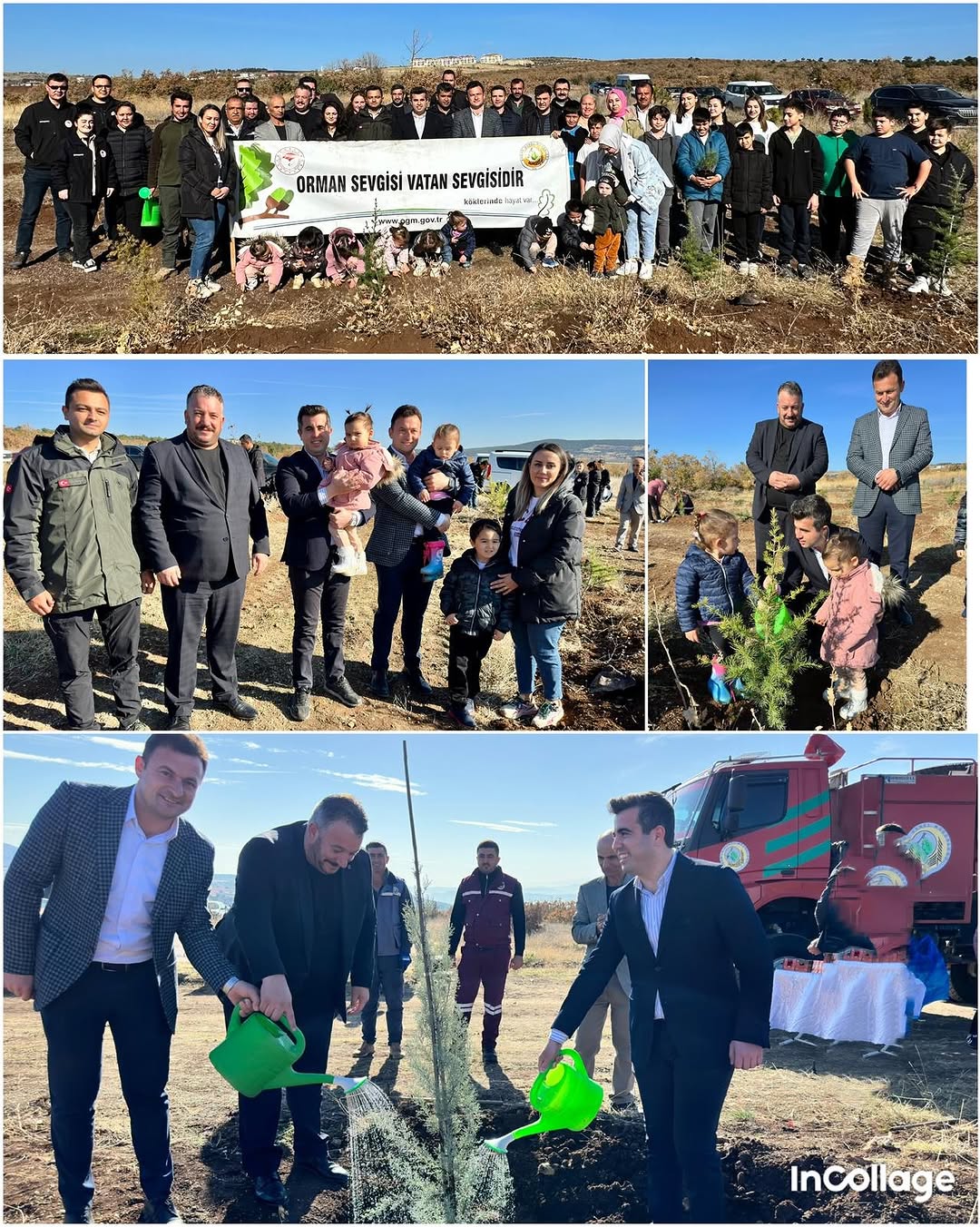 Mihalıççık Kaymakamlığı'ndan Örnek Çevre Dostu Etkinlik: Fidan Dikme