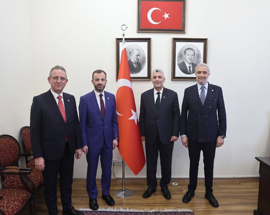 Milletvekillerimiz Adil Biçer ve İsmail Çağlar Bayırcı ile birlikte Ticaret Bakanımız Sayın Prof. Dr. Ömer Bolat'ı Ziyaret Etti