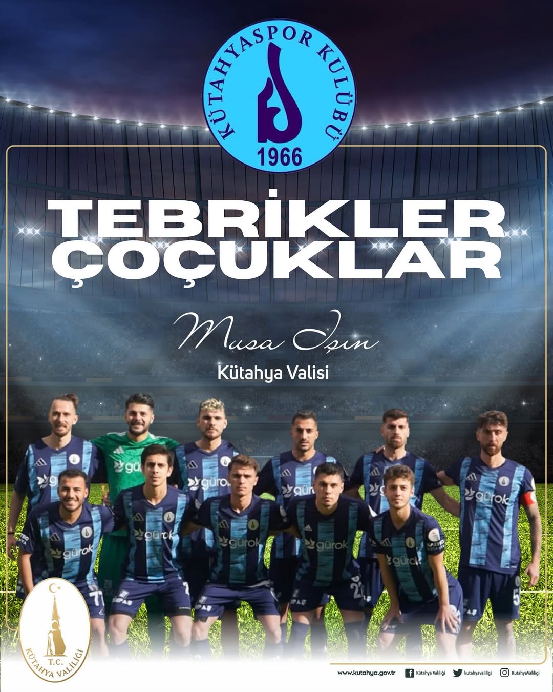 KÜTAHYASPOR, ÜST ÜSTE GALİBİYETLERLE ZAFER YÜRÜYÜŞÜNÜ SÜRDÜRÜYOR!