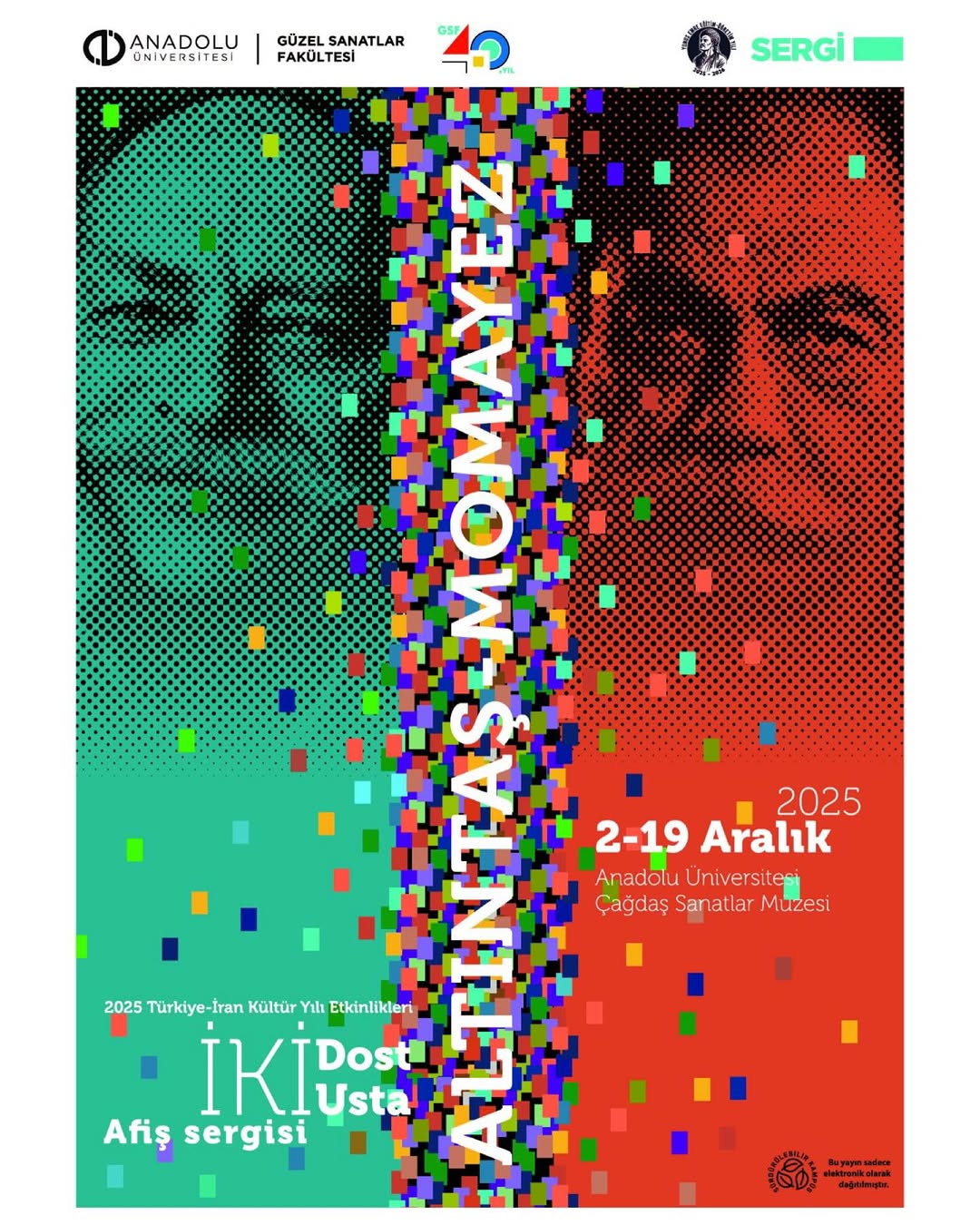 Türkiye-İran Kültür Yılı Kapsamında Afiş Sanatının Ustaları Anadolu Üniversitesi'nde Buluşuyor