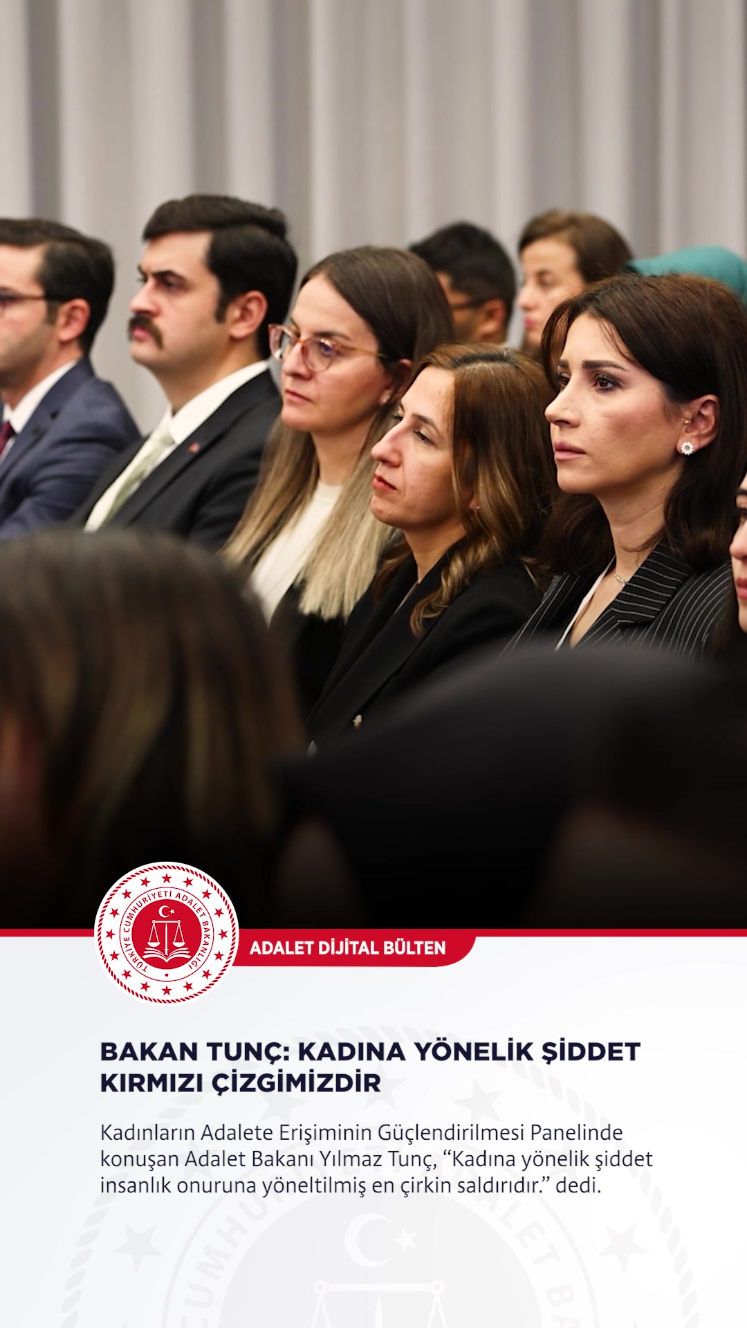 Adalet Bakanlığının Haftalık Gündemi Adalet Dijital Bülten'de