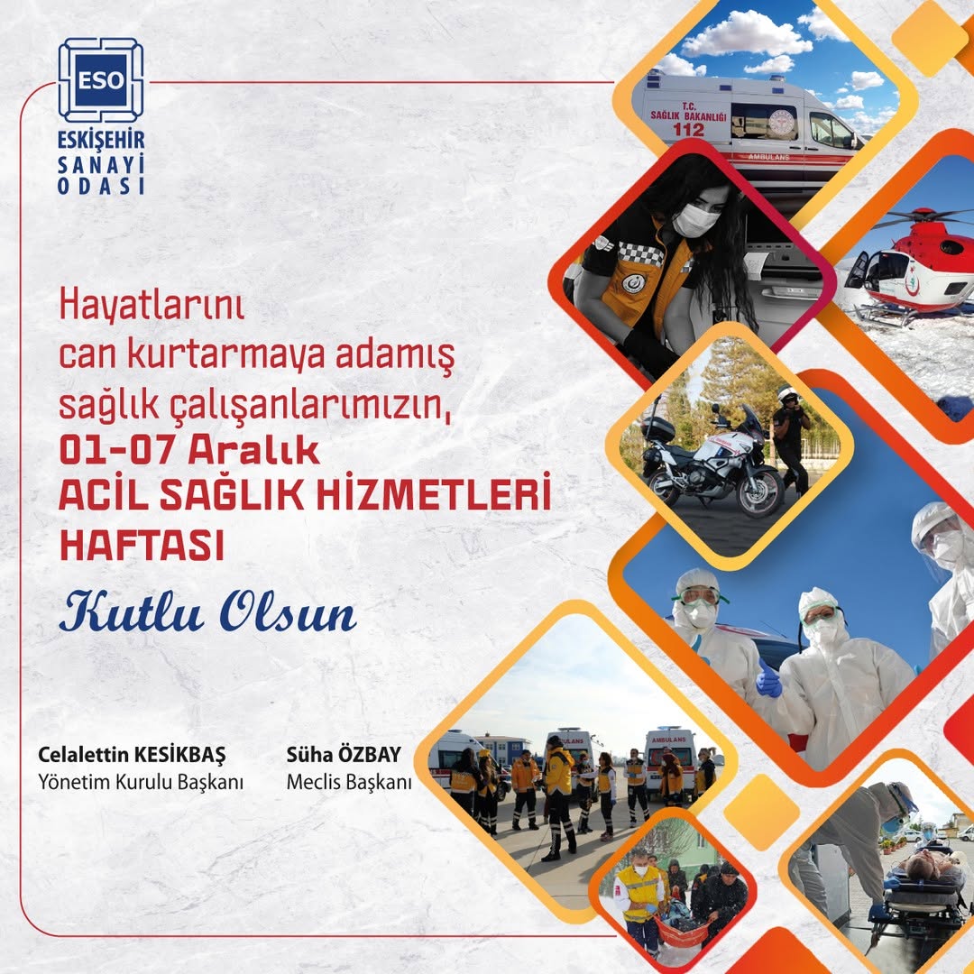 Sağlık Çalışanlarına Kutlama: 01-07 Aralık Acil Sağlık Hizmetleri Haftası