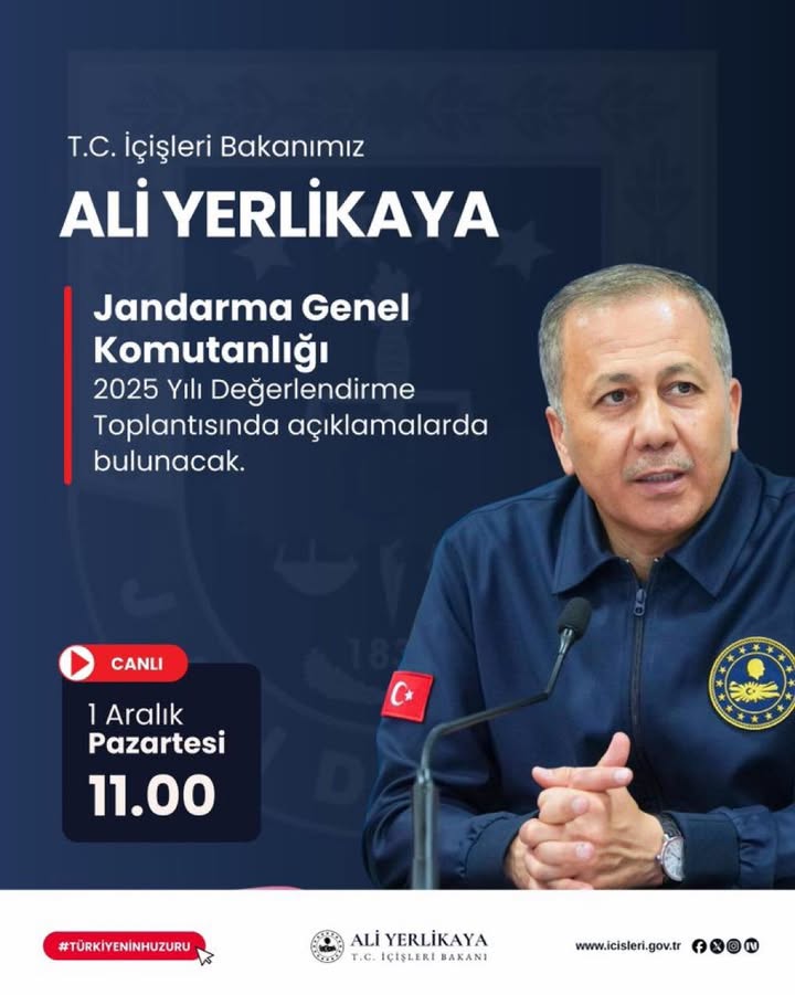 T.C. İçişleri Bakanlığı'ndan Paylaşım