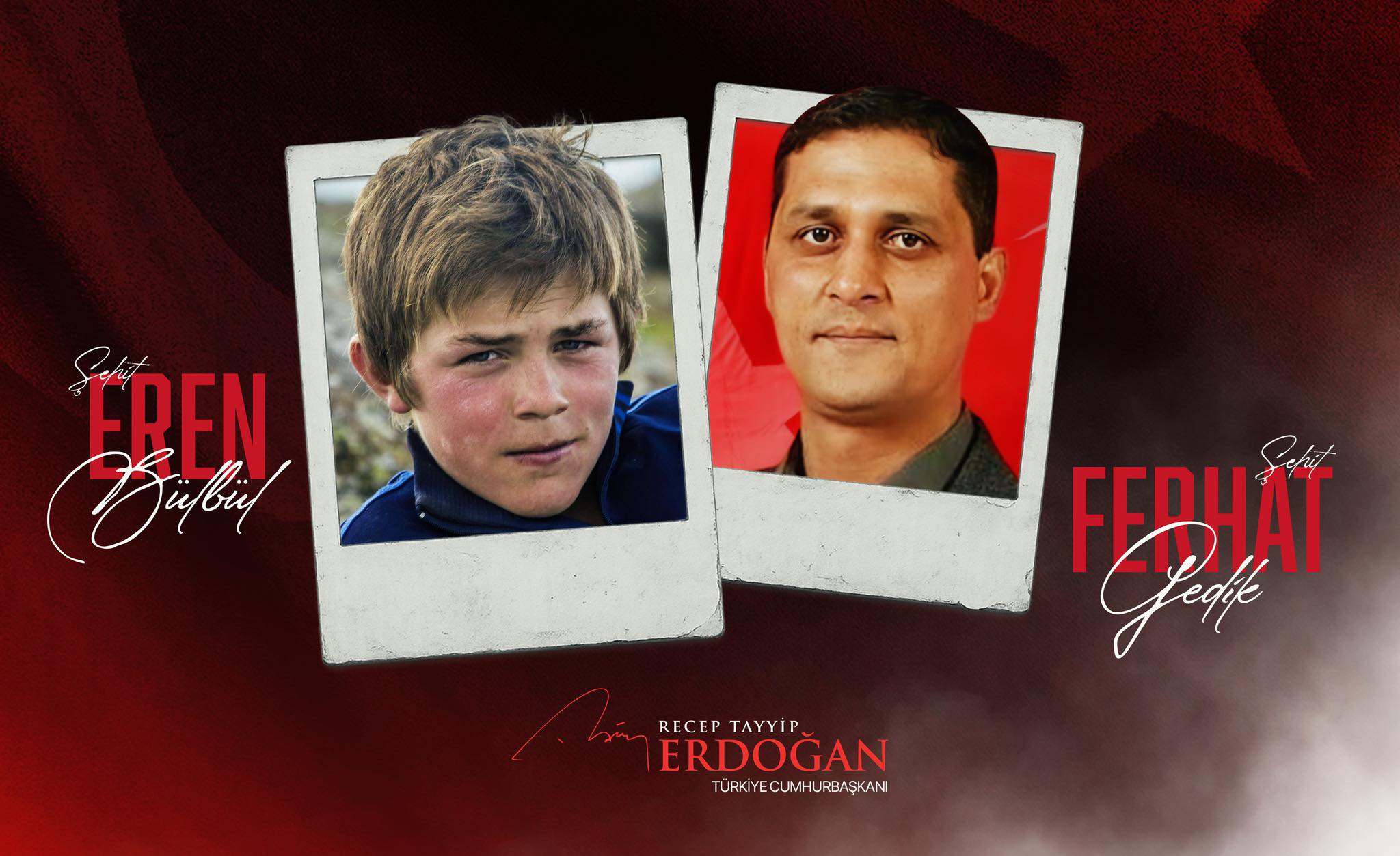 Ali Özkaya, Şehit Eren Bülbül ve Jandarma Astsubay Ferhat Gedik'i Andı