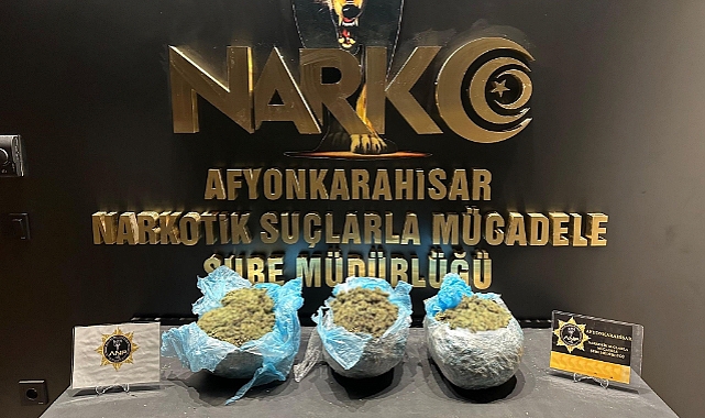 Afyonkarahisar'da Uyuşturucu Operasyonu: 3 Şüpheli Tutuklandı