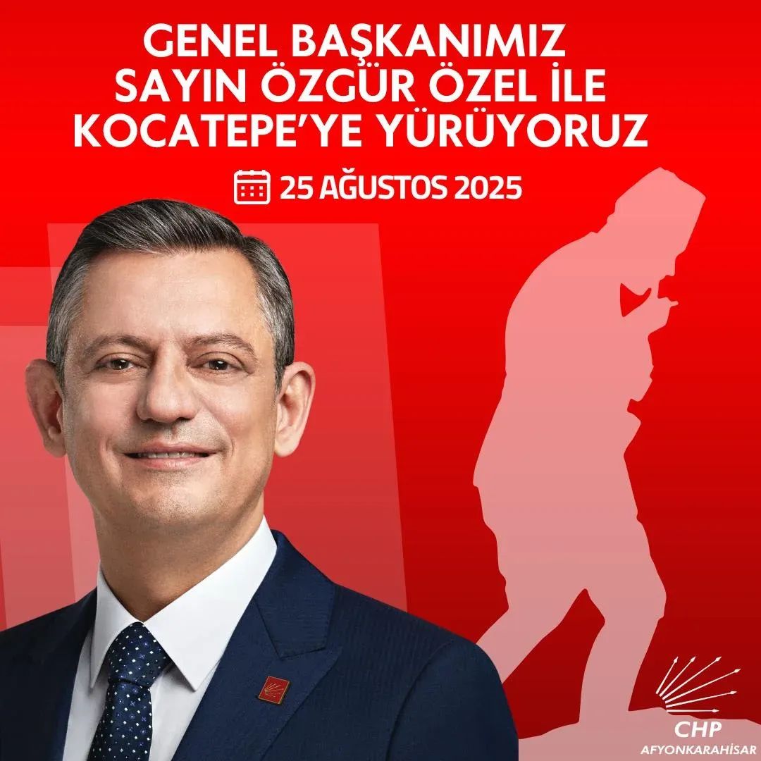 CHP Genel Başkanı Özgür Özel, Zafer Haftası'nda Afyonkarahisar'da Olacak