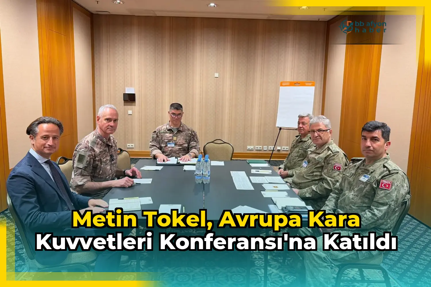 Metin Tokel, Avrupa Kara Kuvvetleri Konferansı'na katıldı