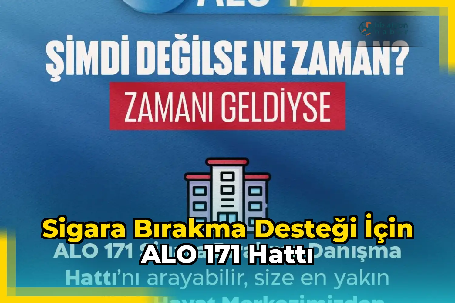 Sigara bırakma desteği için ALO 171 hattı