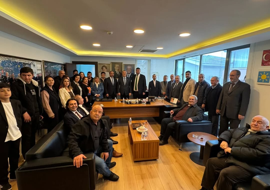 İYİ Parti Genel Merkezi'nde Aksaray İl Başkanı ve Teşkilat Mensupları Kabul Edildi