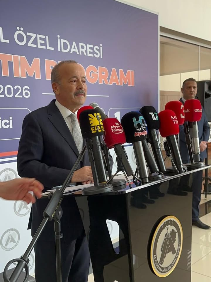 Afyonkarahisar İl Özel İdaresi'nden Hizmet Araçlarının Teslim Töreni