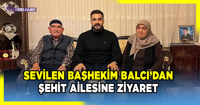 Afyonkarahisar Sağlık Bilimleri Üniversitesi Hastanesi Başhekimi Şehit Ailesini Ziyaret Etti