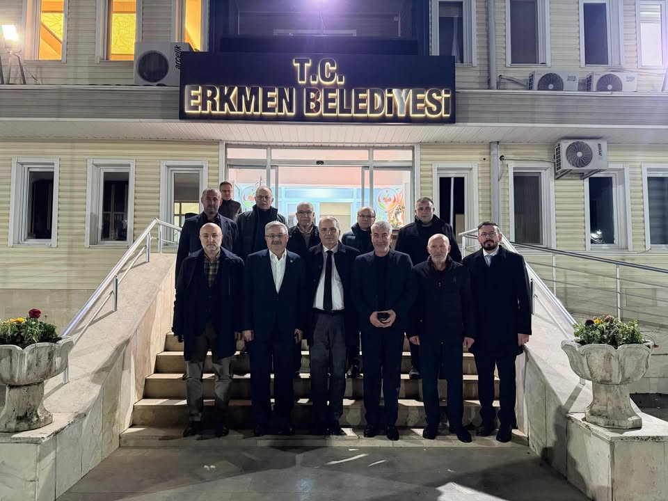Erkmen Belediye Başkanı Yücel Şahin'i Ziyaret Edildi