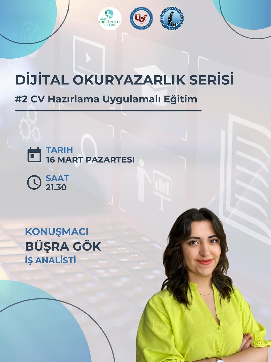 Afyon Kocatepe Üniversitesi Dijital Okuryazarlık Serisi Etkinlikleri Devam Ediyor!