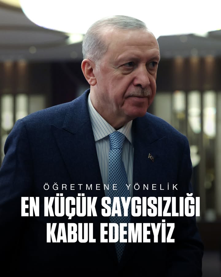 Türkiye Cumhurbaşkanı Erdoğan: Öğretmene Saygıda Kusur Etmemeyi Gördük