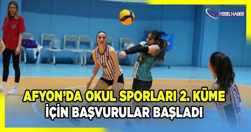 Afyonkarahisar Gençlik ve Spor İl Müdürlüğü'nden Okul Sporları 2. Küme Müsabakaları Duyurusu