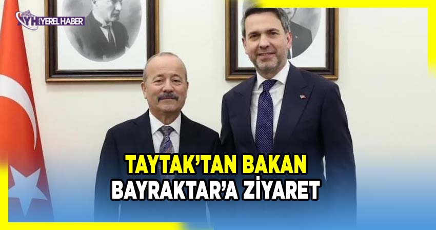 MHP Afyon Milletvekili Mehmet Taytak, Enerji Bakanı Alparslan Bayraktar'ı Ziyaret Etti