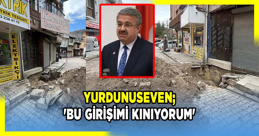 TBMM Başkanlık Divanı Katip Üyesi Av. İbrahim Yurdunuseven'den Afyonkarahisar Belediyesi'ne Tepki