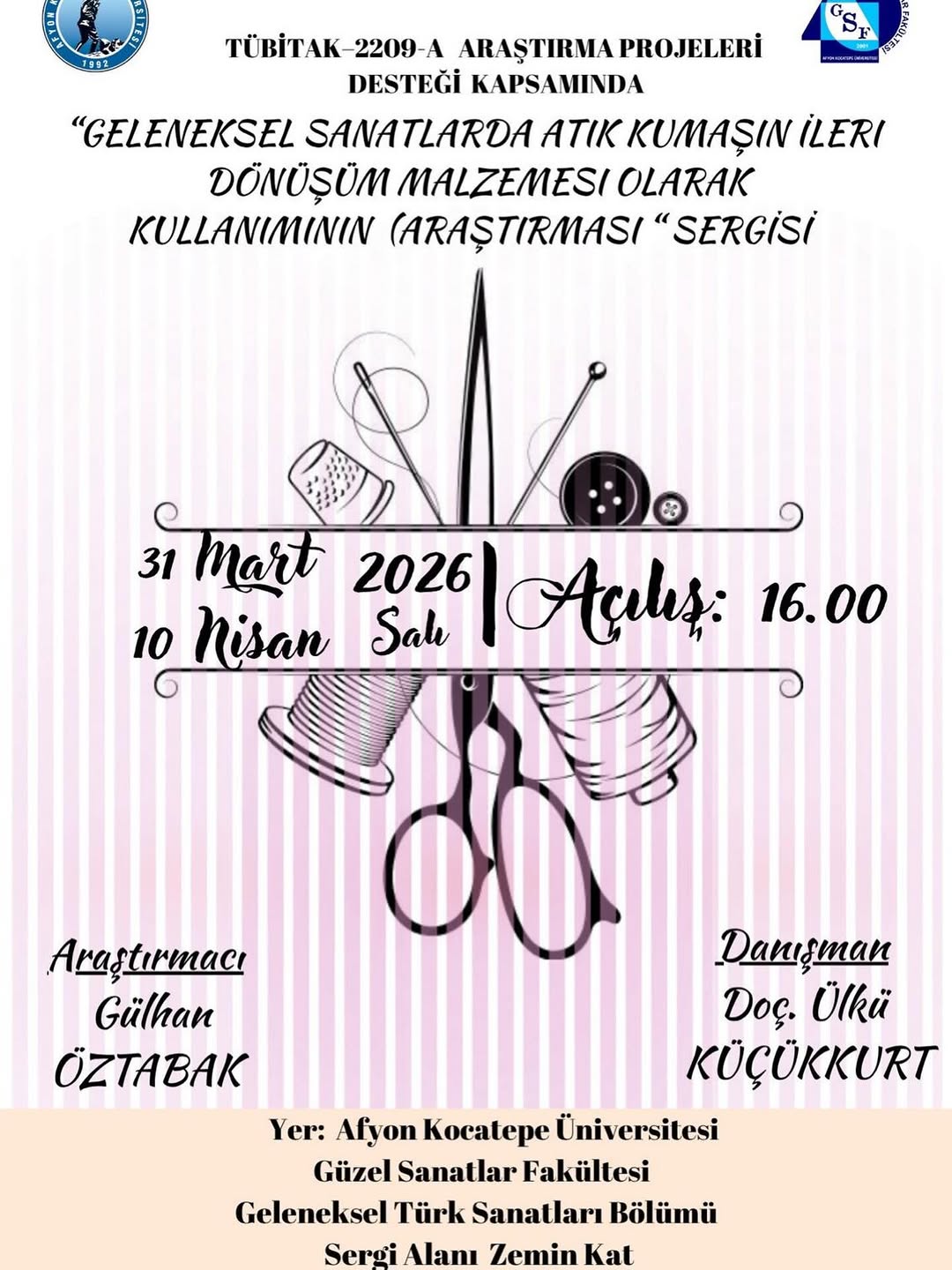 Afyon Kocatepe Üniversitesi'nden Geleneksel Sanat Sergisi