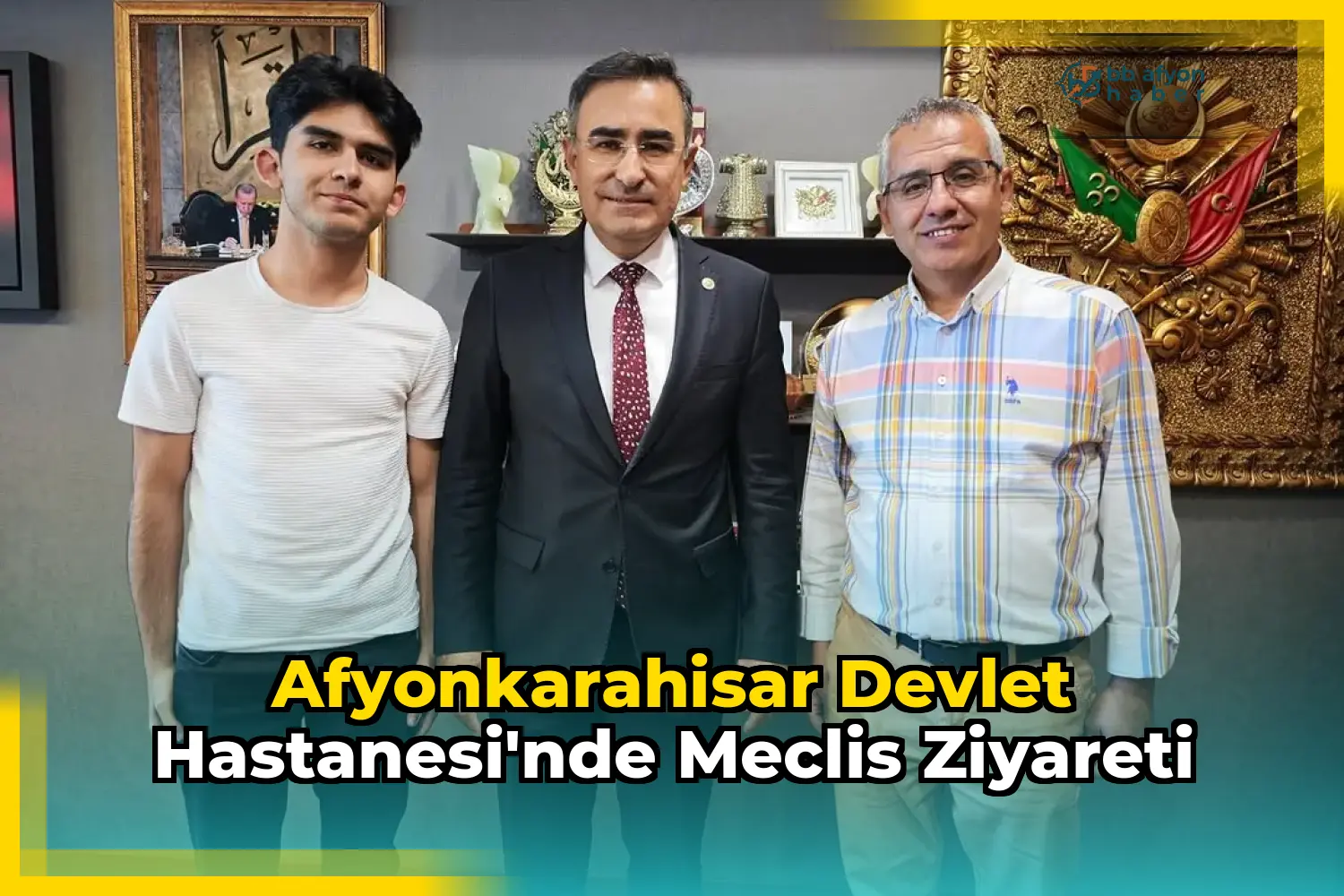 Afyonkarahisar Devlet Hastanesi'nde Meclis Ziyareti