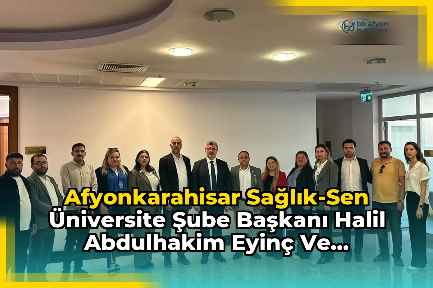 Afyonkarahisar Sağlık-Sen Üniversite Şube Başkanı Halil Abdulhakim Eyinç ve Yönetim Kurulu Üyeleri Gazi Mecliste Misafir Edildi