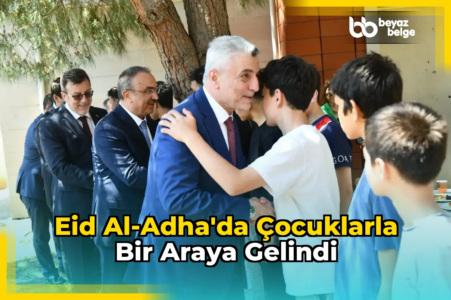 Eid al-Adha'da çocuklarla bir araya gelindi