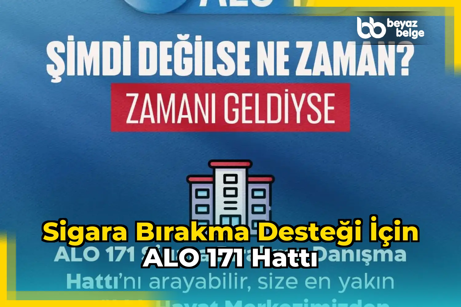 Sigara bırakma desteği için ALO 171 hattı