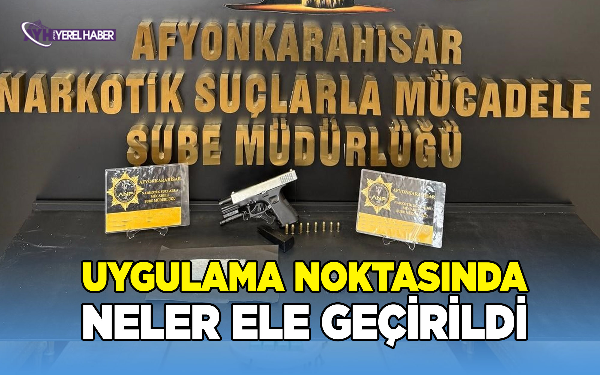 Afyonkarahisar'da Uyuşturucu ve Silah Ele Geçirildi