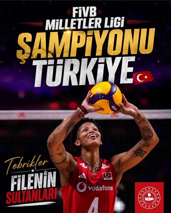 A Milli Kadın Voleybol Takımı 2026 FIVB Voleybol Milletler Ligi Şampiyonu!