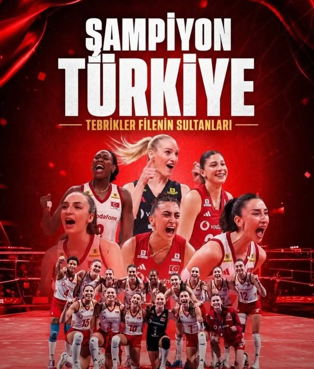 A Milli Kadın Voleybol Takımı Milletler Ligi Şampiyonu Oldu