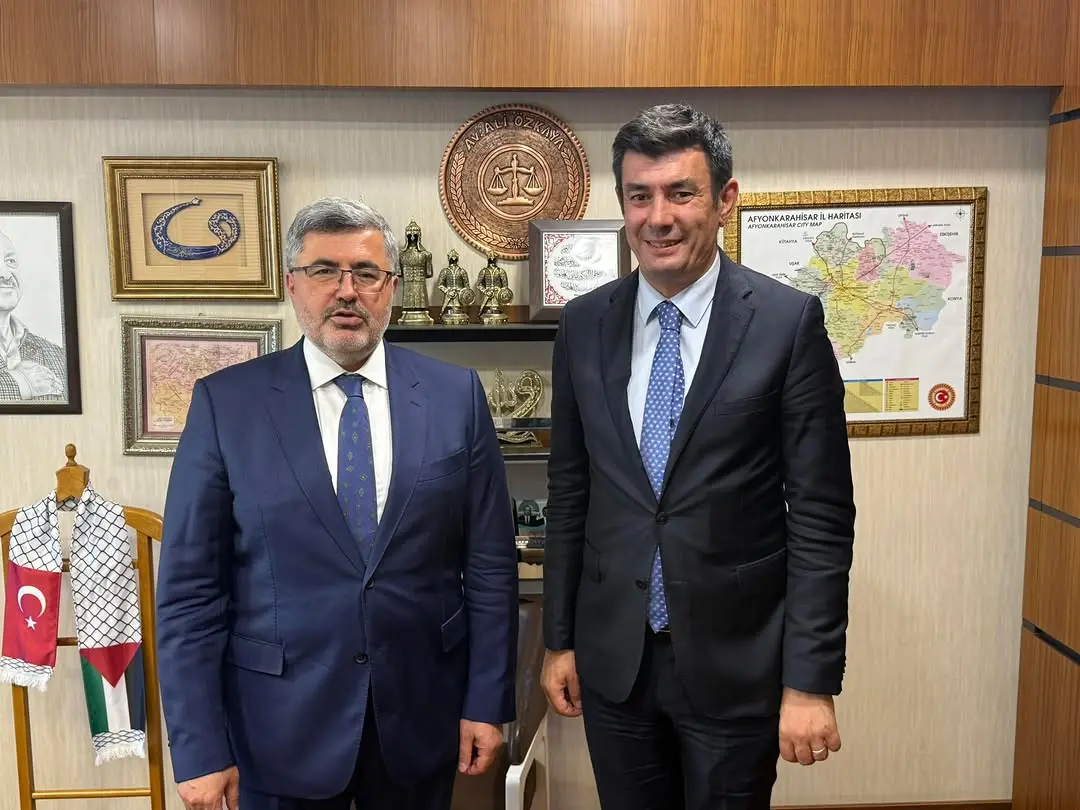 Afyonkarahisar Vali Yardımcısı ve İl Özel İdaresi Genel Sekreteri Gazi Meclisinde Buluştu