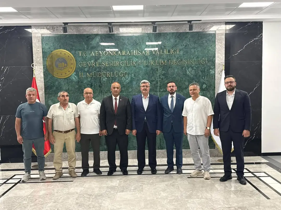 Ak Parti Afyonkarahisar Milletvekili Ali Özkaya, Çevre, Şehircilik ve İklim Değişikliği İl Müdürlüğüne Yeni Atanan Melih Melik Kara'yı Ziyaret Etti
