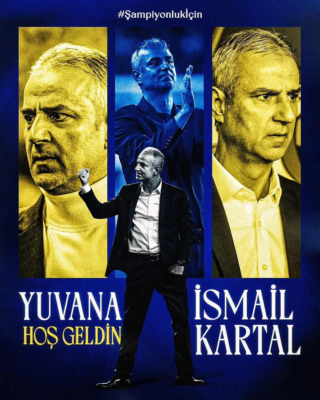 Fenerbahçe Spor Kulübü, İsmail Kartal'a Hoş Geldin Diyor