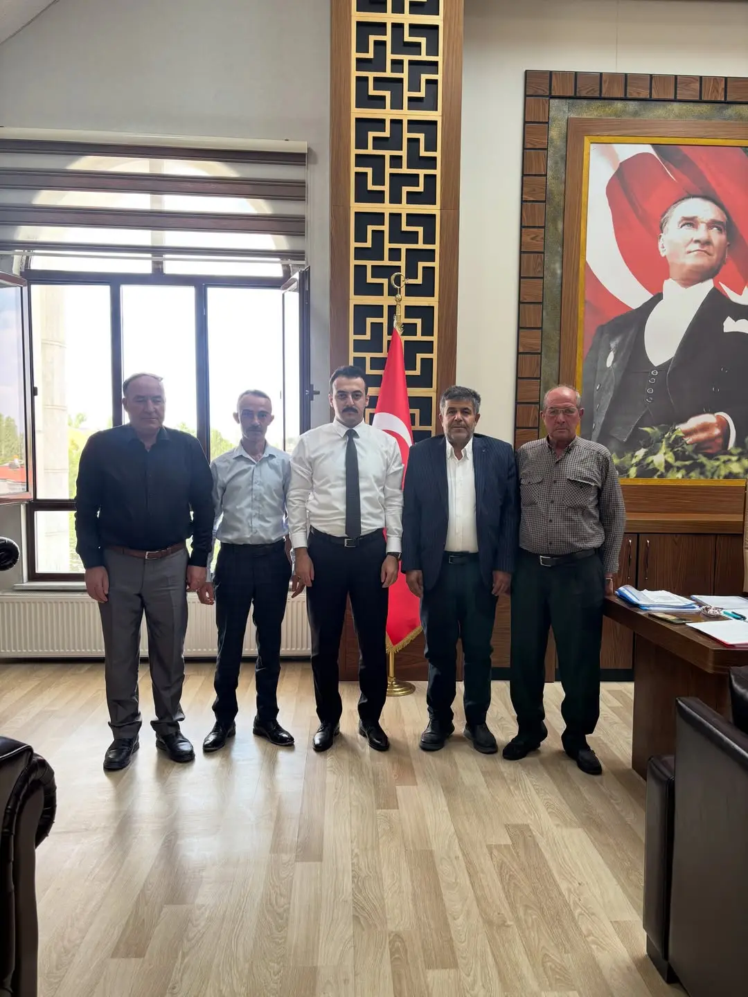 Kılıçarslan Mahalle Muhtarları Kaymakam Bünyamin Miroğlu'nu Ziyaret Etti