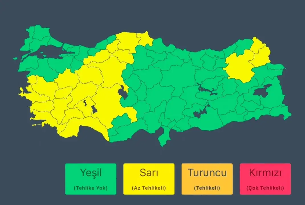 Meteorolojiden Kuvvetli Sağanak Yağış Uyarısı!
