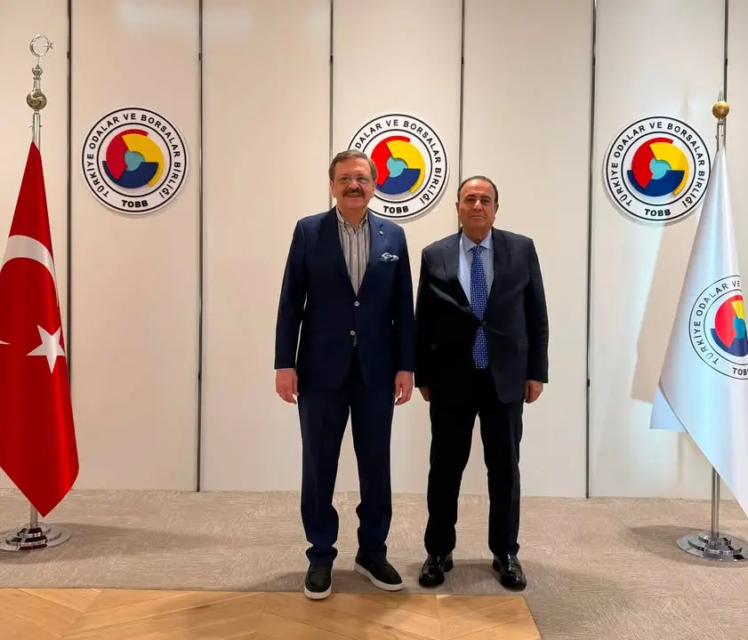 TOBB Başkanı Mustafa Rifat Hisarcıklıoğlu'nun Zahir Kandaşoğlu'nu Ağırlaması