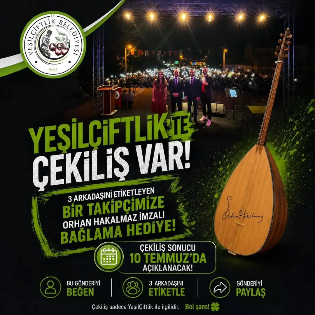 YeşilÇiftlik Belediye Başkanı Devrim Ölmez'den Büyük Çekiliş Duyurusu