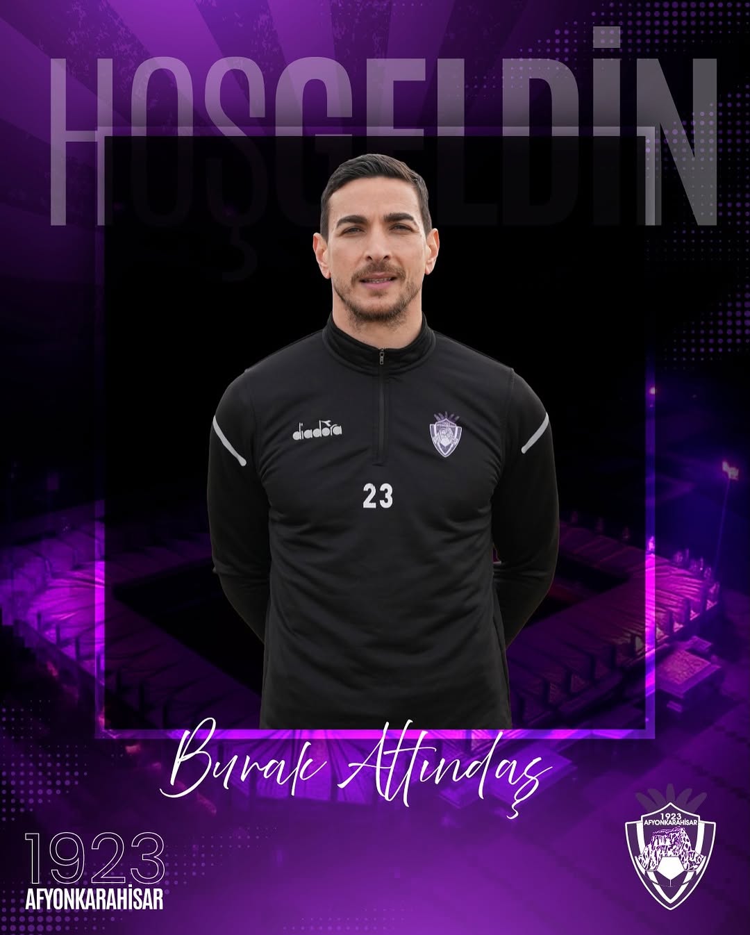 1923 Afyonkarahisar Spor Kulübü, Savunma Hattını Güçlendiriyor: Hoş Geldin Burak ALTINDAŞ