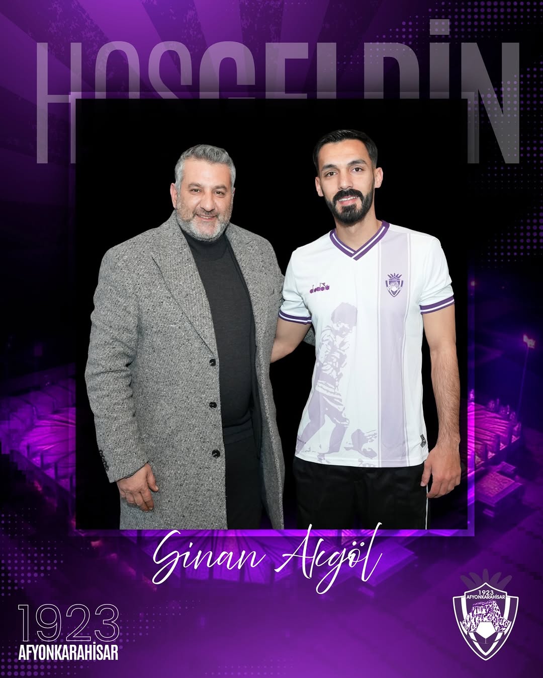 1923 Afyonkarahisar Spor Kulübü'nden Transfer Açıklaması: Hoş Geldin Sinan Akgöl!