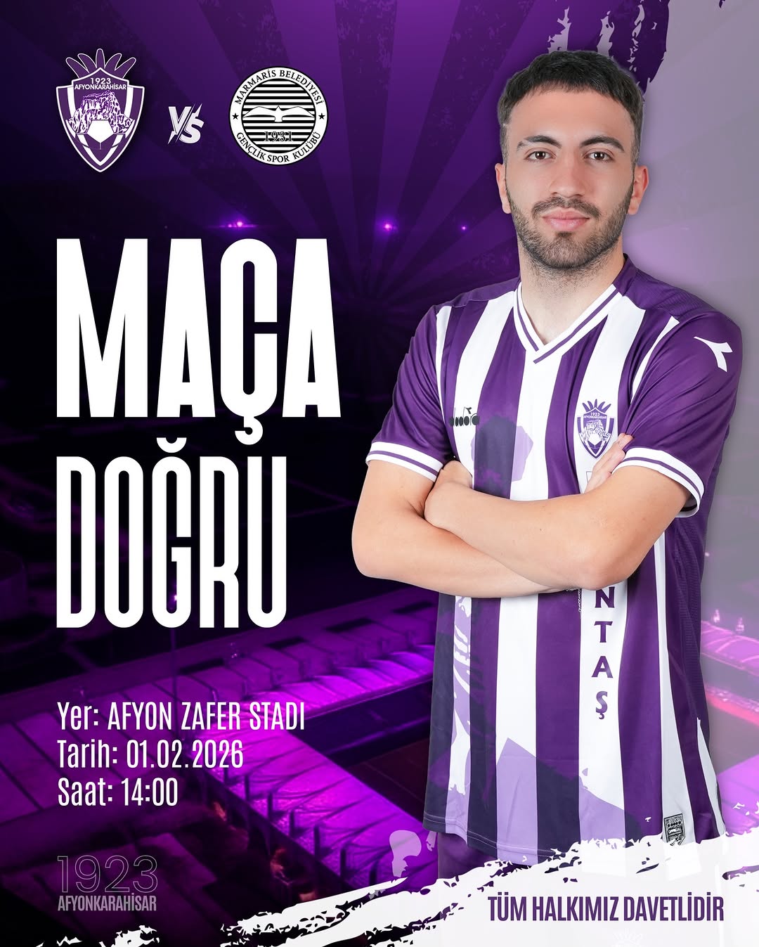 1923 Afyonkarahisar SK - Marmaris Yat Marin Milas Futbol Kulübü Maçı Heyecanı