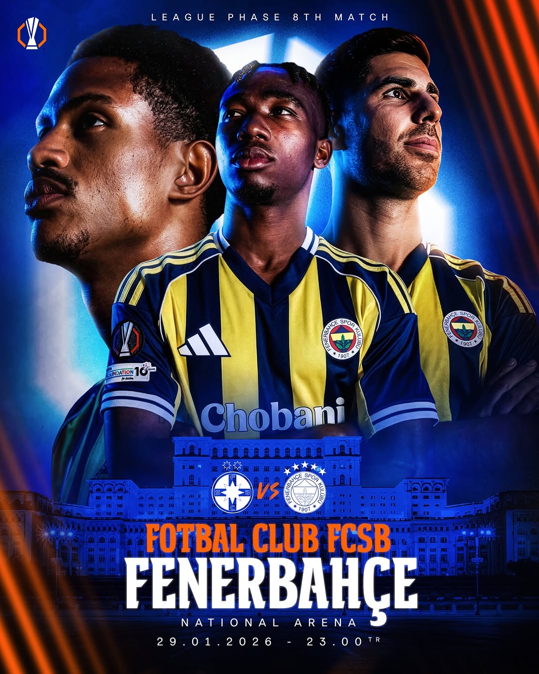 Fenerbahçe, UEFA Avrupa Ligi'nde FCSB ile Karşılaşacak