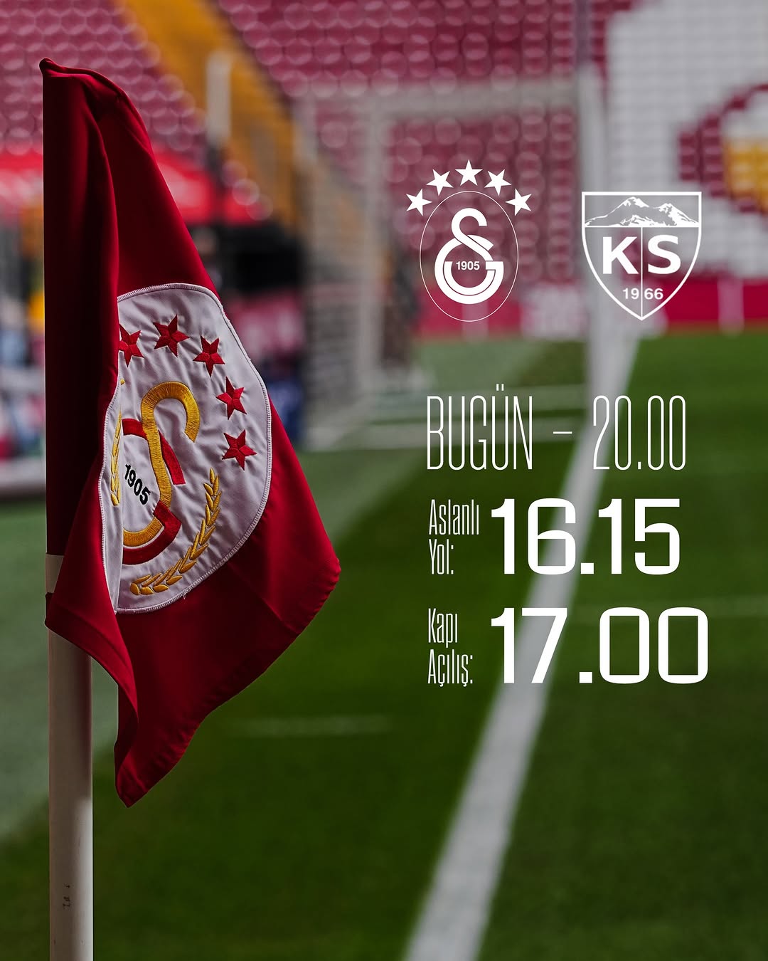 Galatasaray'ın Z. Kayserispor Maçı İçin Stadyum Bilgileri