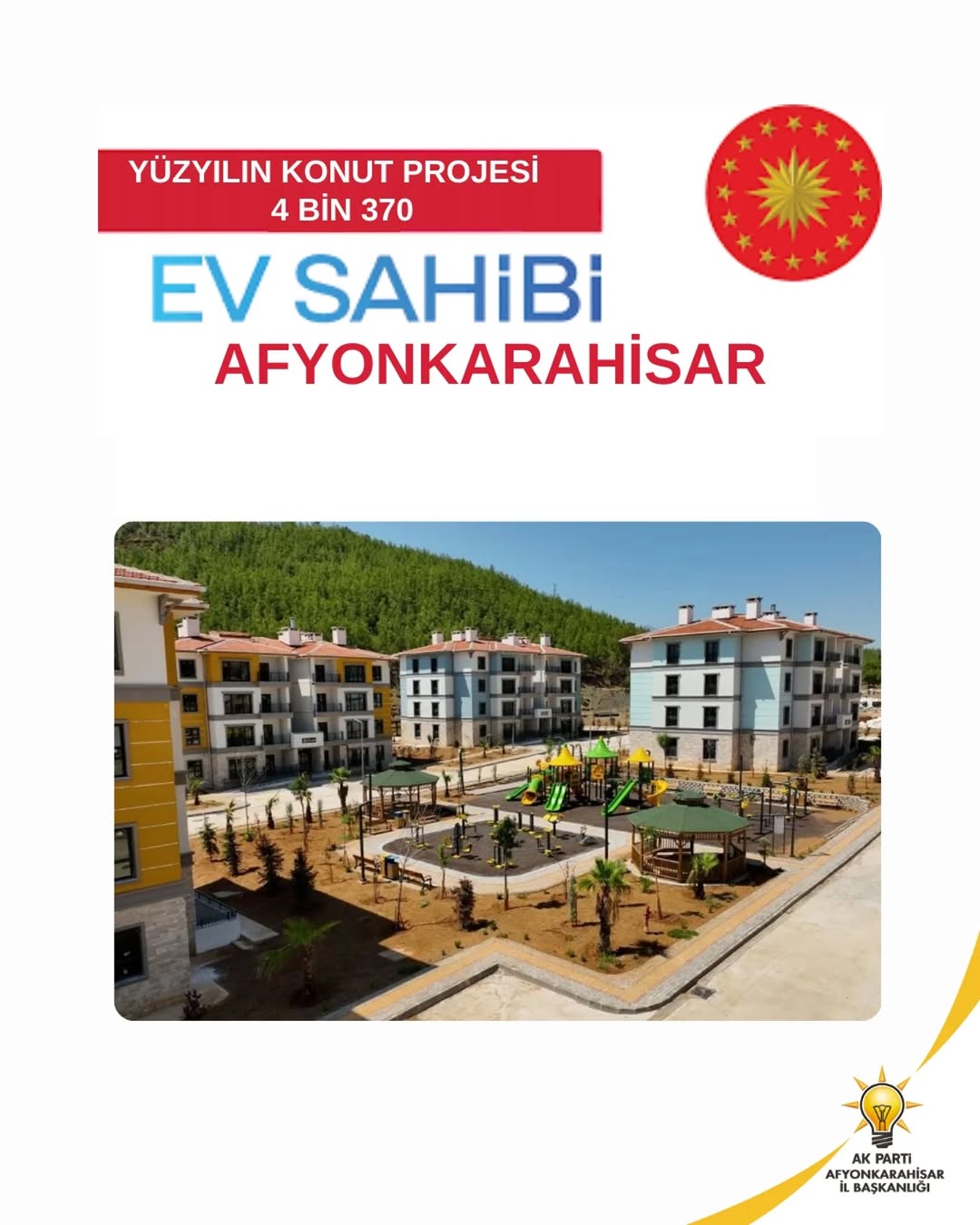 Cumhurbaşkanı Erdoğan'ın Öncülüğünde Afyonkarahisar'a 4.370 TOKİ Konutu Kazandırılıyor