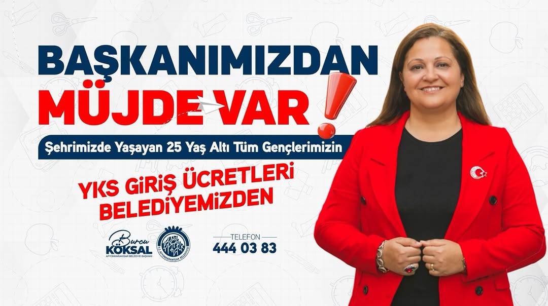 Afyonkarahisar Belediyesi Gençlerin YKS Giriş Ücretlerini Karşılıyor