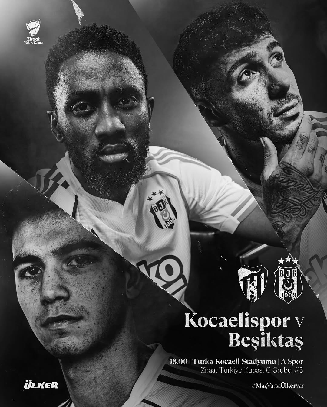 Beşiktaş, Ziraat Türkiye Kupası'nda Kocaelispor ile Karşılaşacak