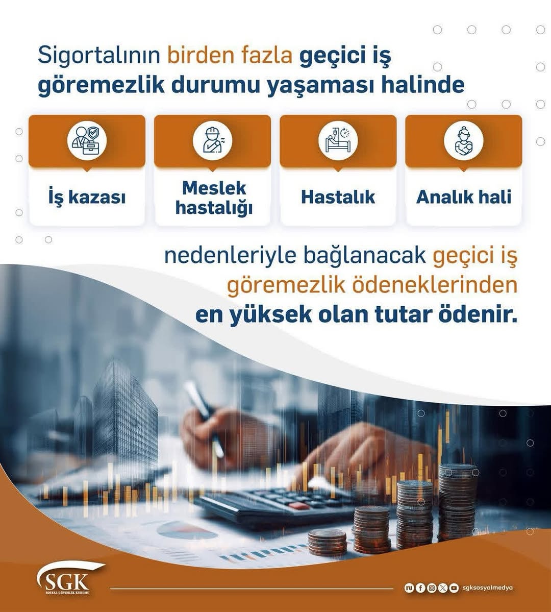 Afyonkarahisar Sgk İl Müdürlüğü'nden Geçici İş Göremezlik Ödenekleri Açıklaması