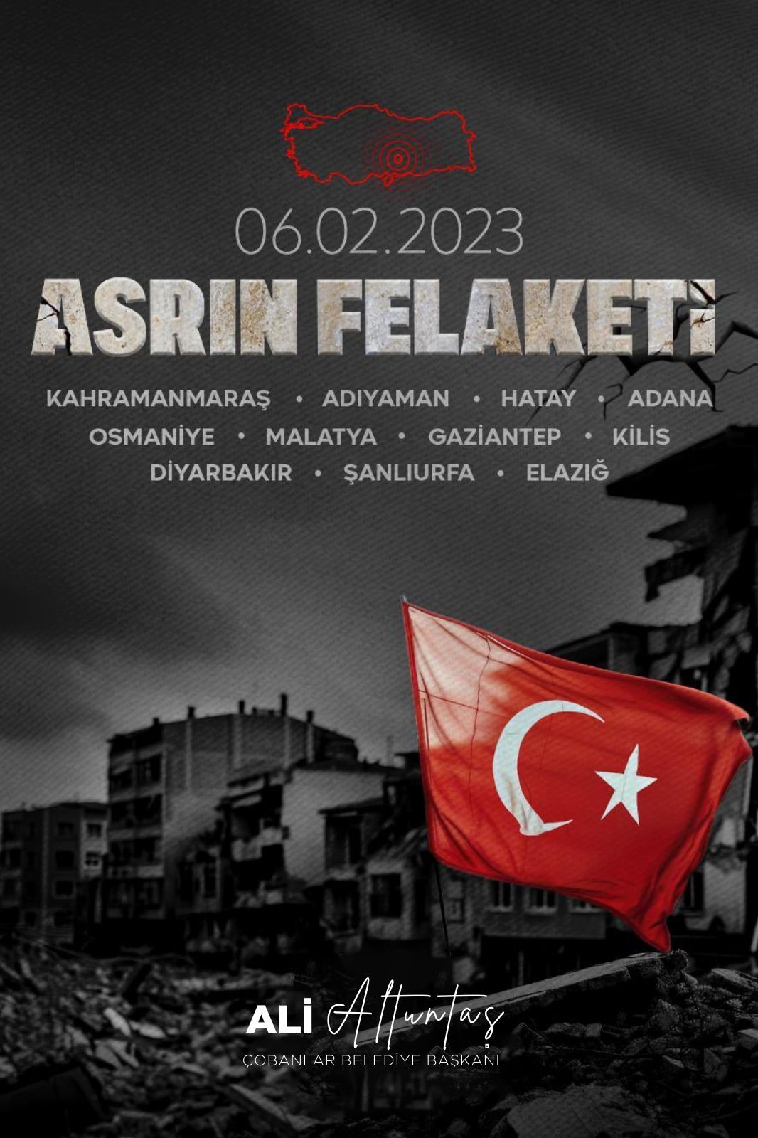 Çobanlar Belediyesi ve Afyonkarahisar Deprem Yardım Çalışmaları